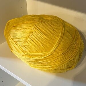 Lion Brand Pound of Love Yellow Yarn